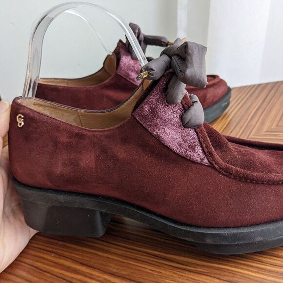 GADEA By Lodi new gel burgundy suede mocassins loafers size 39 @S7 - Picture 11 of 15